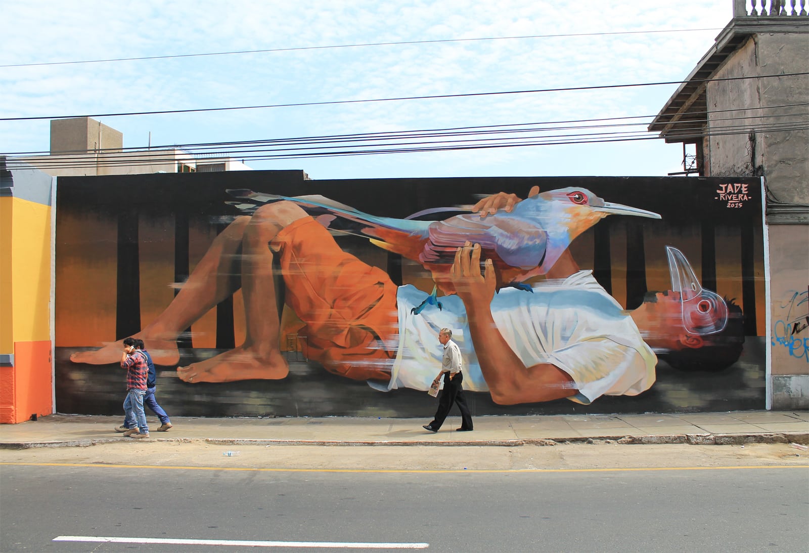 JADE RIVERA Quai 36, Street Art production